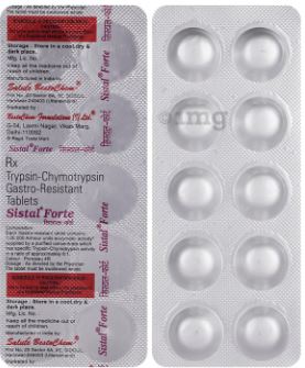 Trypsin Chymotrypsin Tablets in India
