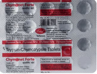 Trypsin Chymotrypsin Tablets in India