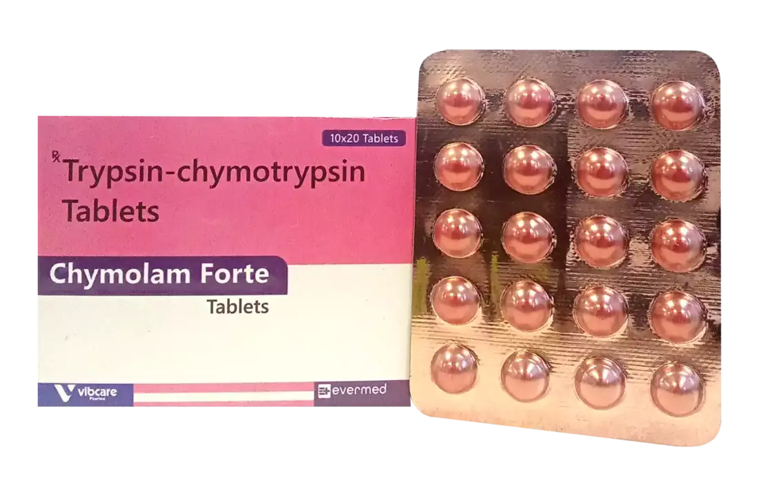 Trypsin Chymotrypsin Tablets in India