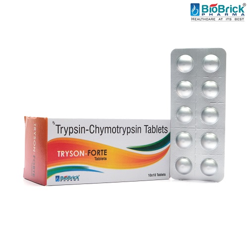 Trypsin Chymotrypsin Tablets in India