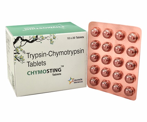 Trypsin Chymotrypsin Tablets in India
